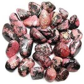 Pachamama Essentials Rhodonite Tumbled Stone - Healing Stone - Crystal Healing - 20-25mm (5)