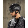 ILM Motorcycle Half Helmet with Sunshield Quick Release Strap Half