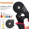 Hexagonal Crimper, Grasomtools SO 16-6 Self-Adjusting Crimping Tool and Hexagonal