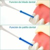 300 Piezas/Caja Cepillo Interdental, Púas De Hilo Dental De Silicona