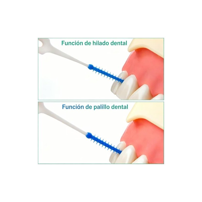 300 Piezas/Caja Cepillo Interdental, Púas De Hilo Dental De Silicona