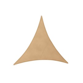 Covermates Triangular Shade Sail - Heavy-Duty Knit Shade Fabric, High UV-Resistance, Rust-Free Grommets - Aspire Collection, Desert Sand
