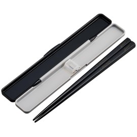 Skater ABC4AG-A Antibacterial Chopsticks & Chopsticks Case Set, Snoopy, Gold, 7.7 inches (19.5 cm), For Adults, Made in Japan