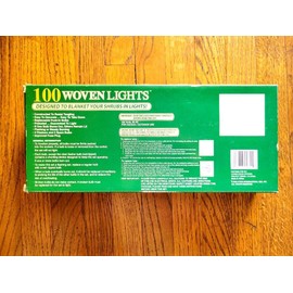 Unbranded 100 White Color Net Lights 4 ft Green Wire Indoor/Outdoor Holiday Xmas Christmas