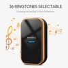 Self-Powered Doorbell Wireless Doorbell Waterproof Smart Doorbell with 36 Melodies