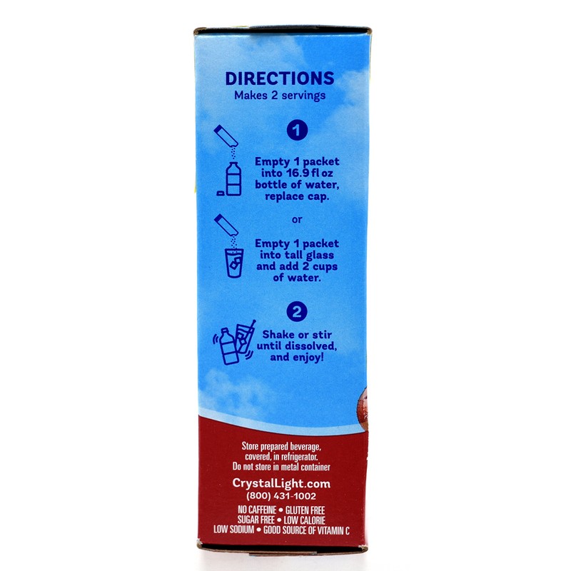 Crystal Light On The Go Cherry Pomegranate Drink Mix, 10-Packet