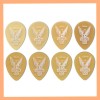 Clayton Ultem Gold Small Teardrop Guitar Picks - .94mm 3