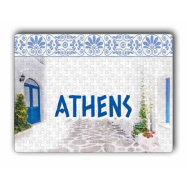 Makoroni - Athens Greece Greek - Jigsaw Puzzle 252 pcs, DesC66