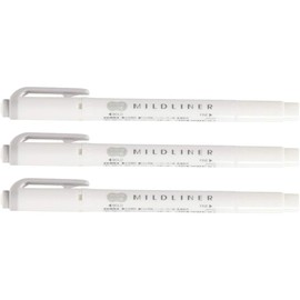 ゼブラ マイルドライナー マイルドグレー WKT7-MGR 3本セット