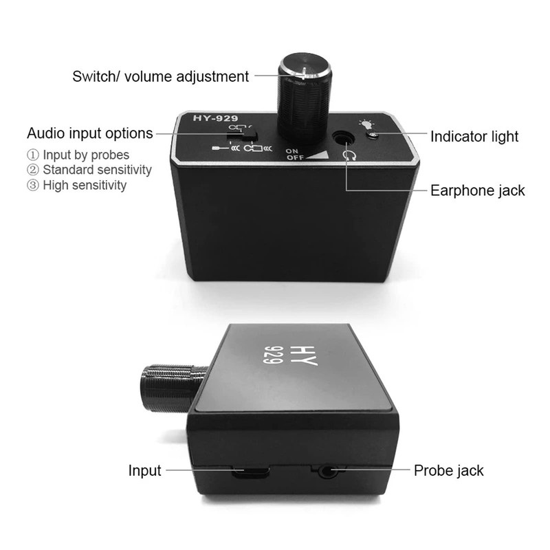 Ejoyous Water Leakage Detection, Underground Water Pipe Leak Detector Monitor