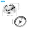 PATIKIL Recessed Door Handles, 2 Pcs Round Flush Pulls Stainless