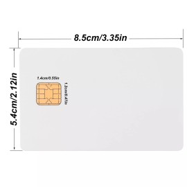 X-belmox J2a040 Chip Java Jcop Cards Unfused J2a040 Java Smart Card with 2 Track 8.4mm...