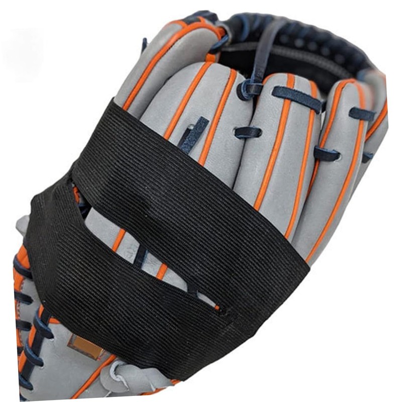 Mipcase 4Pcs Elastic Baseball Glove Wrap Polyester Softball Glove Conditioner