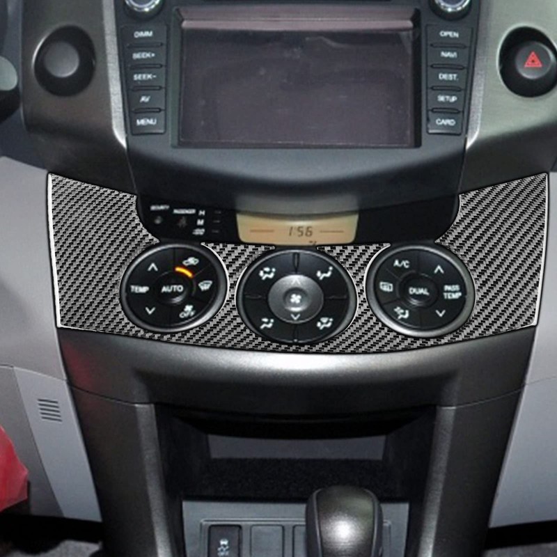 NVCNX Real Premium Carbon Fiber Compatible with Toyota RAV4 2006