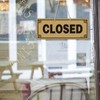 Andchi Open & Closed Hanging Door Sign, Double Sided Door