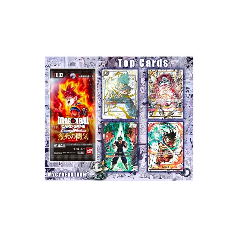 Paquete de Refuerzo de DBZ (FB-01–FB-05, 5 Paquetes) + Pin