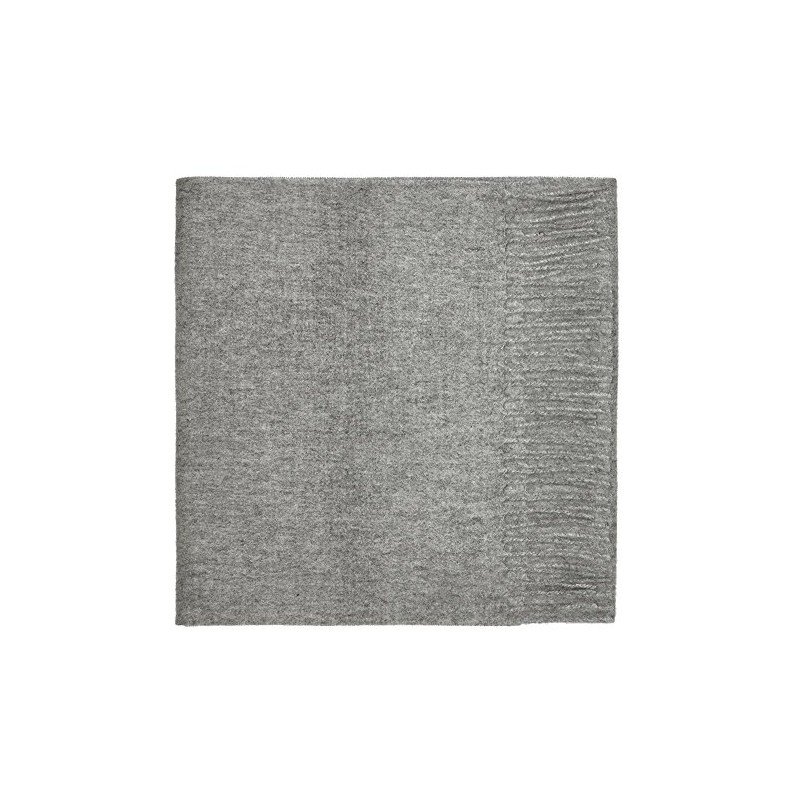 Lona Scott 100% Lammwolle Einfacher Schal, Grau
