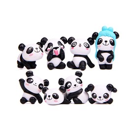 Fumemo Panda Magnet, Magnet, Cute, Animal, Fridge, Wall Storage, Organization, Stationery, Memo, Letter, Letter, Paper, Clip, Entryway, Paste Holder, Set of 8 Big Bear Cats