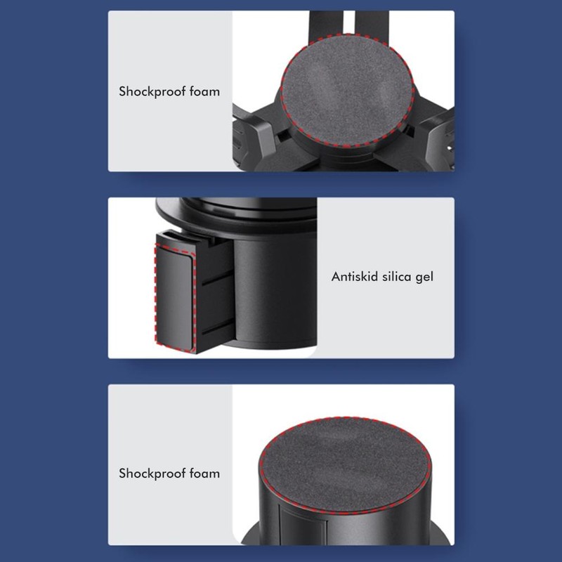 Multifunctional Car Cup Holder Expander Adapter with 360° Rotating Adjustable