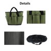 Gardening Tote Bag with Pockets Garden Tool Storage Bag Wear-Resistant