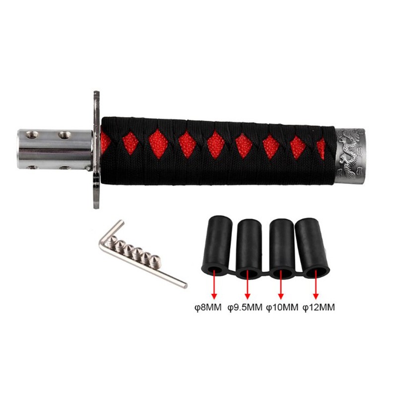 Car Gear Head Shift Knob Samurai Gear Shifter with 4