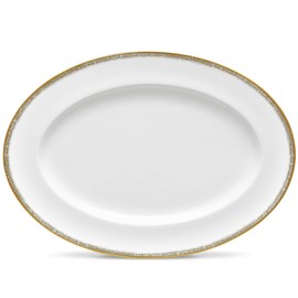 Noritake Haku Platter, Oval, 14" in White