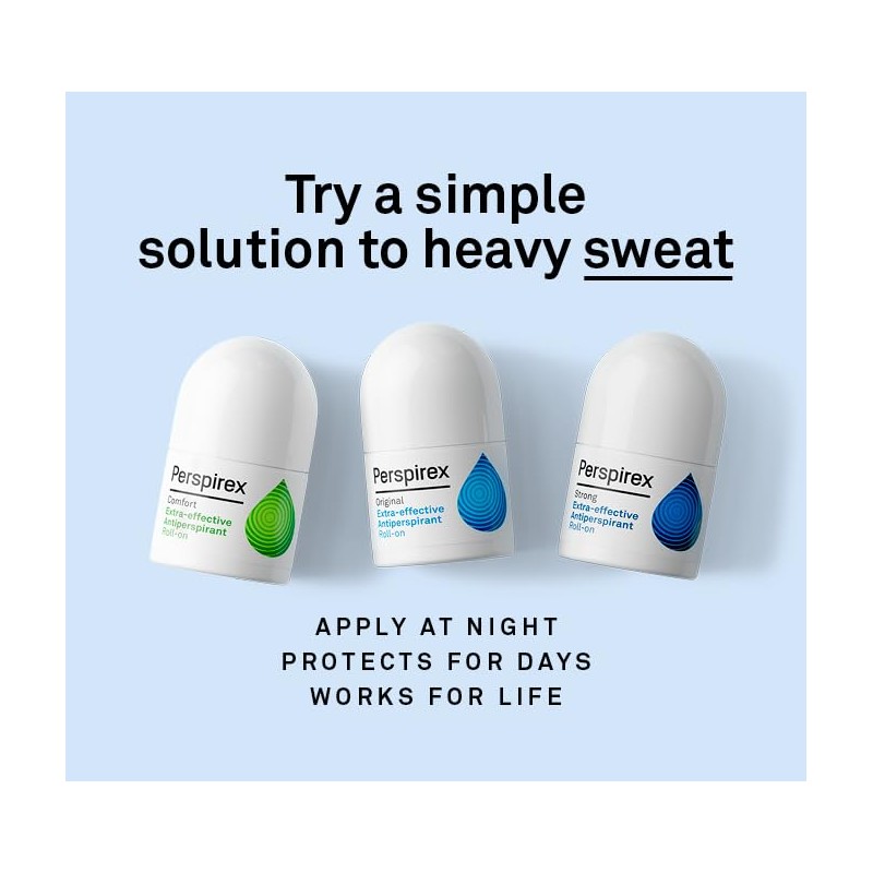 PERSPIREX Extra Strength Antiperspirant Roll On COMFORT 20ml - Fresh