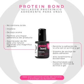 Kit Organic Nails: Protein Bond + Bloom Decoración Profesional de Uñas