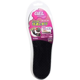 Columbus Pressure Distributing/Shock Absorbing Comfortable Walking Gel Insole, women black