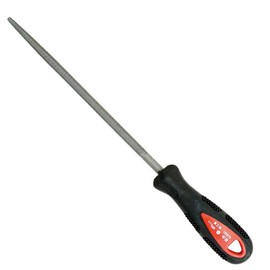 SK11 鉄工ヤスリSG 柄付 中目 丸 200mm