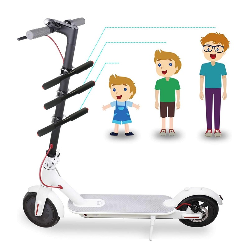 Electric Scooter Kids Handlebar Adjustable Grip Bar with Lights Compatible
