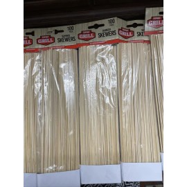 Expert Grill 5 X 100 Count Expert Grill Bamboo Skewers For BBQ And Kitchen