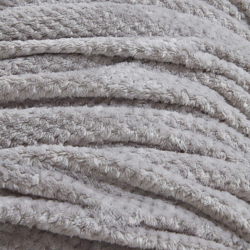Dreamscene Luxury Waffle Soft Mink Warm Throw Over Sofa Bed