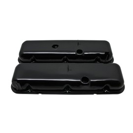 1965-72 Compatible/Replacement for CHEVY BIG BLOCK 396-427-454 TALL OEM STYLE STEEL VALVE COVERS - BLACK