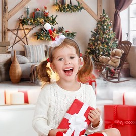 Christmas Headband, Pack of 4 Christmas Hair Accessories, Reindeer Headband, Headpiece Christmas, Christmas Costume Accessories, Christmas Decorations, Christmas Decoration, Christmas Photo Booth