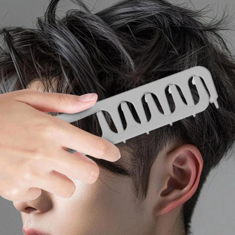 Peine Y Polvo Textura Voluminizante Barbero Peluquero 2pzs