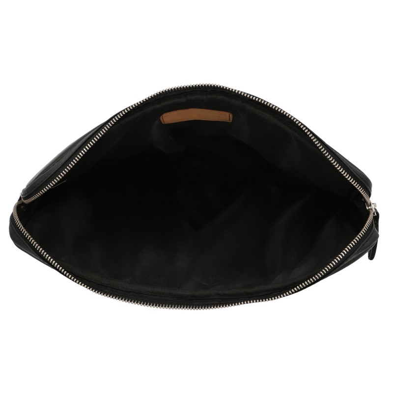 Gusti Austi Vegetable Tanned Laptop Case Leather Black Leather, black