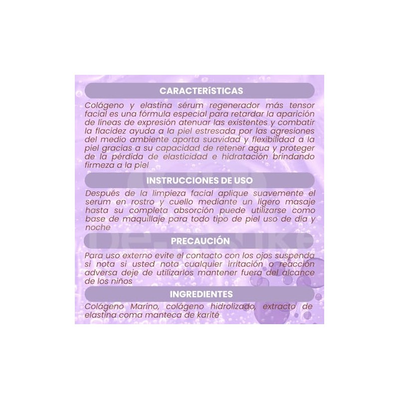 Serum De Colageno Y Elastina Rubrial