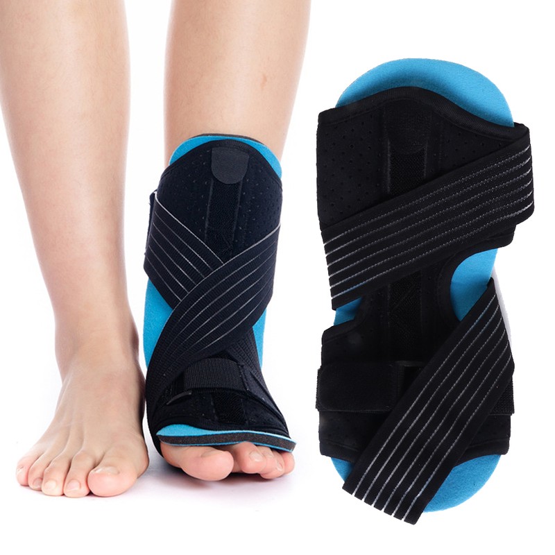 Foot Drop Orthotic Brace Plantar Fasciitis Traction Strap Ankle Support