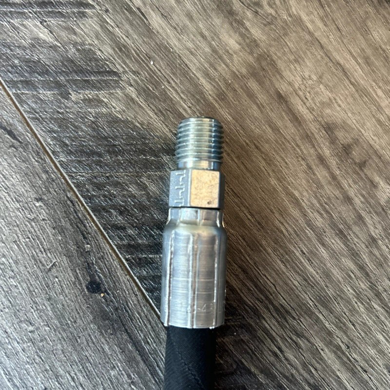 Parker Tough Cover Hydraulic Hose 471TC-4, 9 ft. long Male