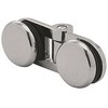 CRL Brushed Nickel Hydroslide Bi-Fold Glass-to-Glass Hinge by CR Laurence