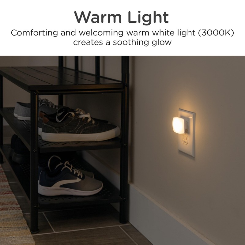Lights by Night Mini Square LED Night Lights Plug Into