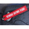 REMOVE BEFORE FLIGHT Jumbo Pendant, Pack of 1, red