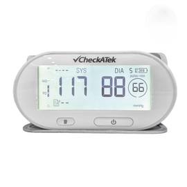Checkatek BD-3 Monitor de Presión Arterial Digital, Tensiómetro de Brazo con Función de Voz, Pantalla LCD Retroiluminada, Detección de Latidos...     