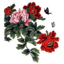 (Fantasy) THE FANTASY Tattoo Sticker Flower & Butterfly-3 [Large A4] - 7 Types, wqa12