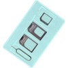 Sim Card Adapter Kit Includes Nano Sim Adapter/Micro Sim Adapter/Needle/Storage