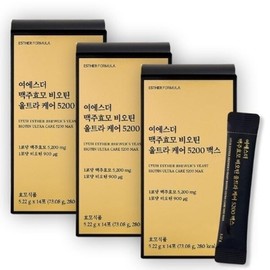 Yeo Esther Brewer's Yeast Biotin Ultra Care 5200 Max 14 sachets x 3 boxes / 여에스더 맥주효모 비오틴 울트라 케어 5200 맥스 14포 x 3박스