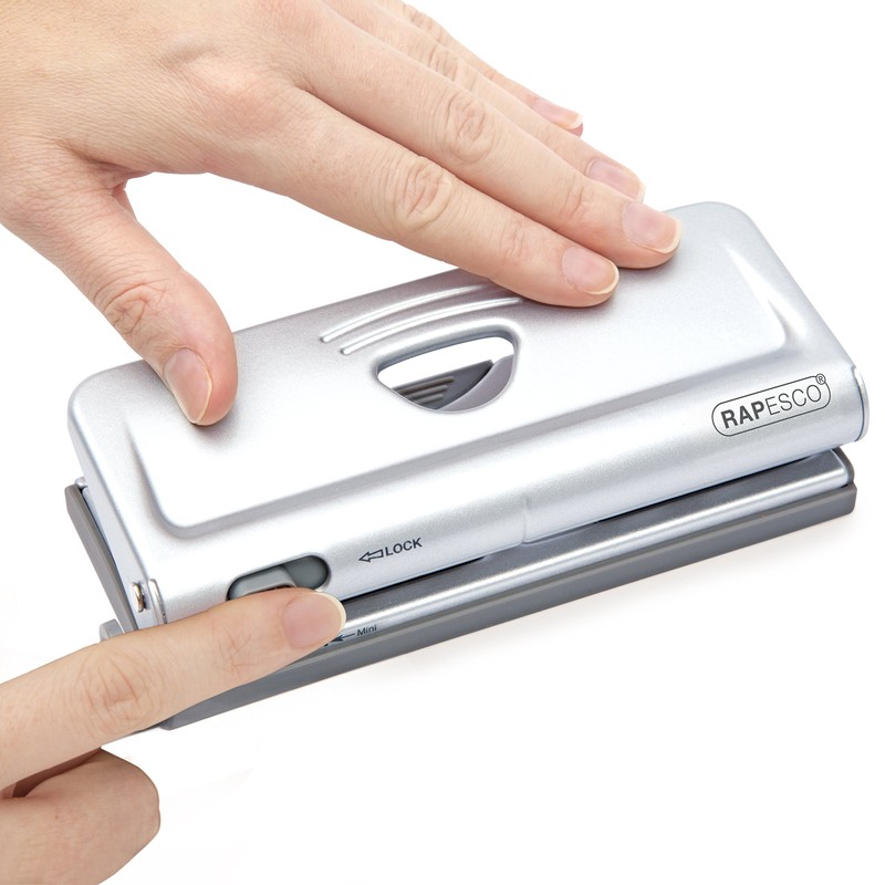 Rapesco Adjustable, 6 Hole Paper Punches (1344)