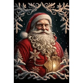 Diamond Painting Kits Father Christmas Smile, Diamond Painting Adult Children 5D Full Diamond Digital Painting Gemstone Paste Art, 16X20Inch Suitable for Home Decor Club Decor Or Gift