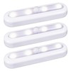 STAR-SPANGLED 3 Pack 7” Dimmable Push Tap Lights, Stick on